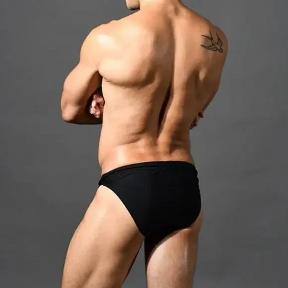 Andrew Christian Wrap Buckle Bikini Black Large - Picture 10 of 13